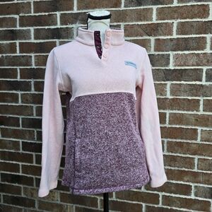 Magellan Outdoors Pink and Maroon Sweater